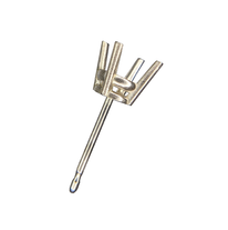 18ct White Basket Studs