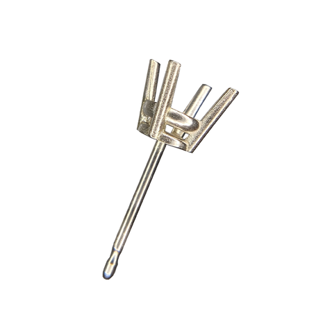 18ct White Basket Studs