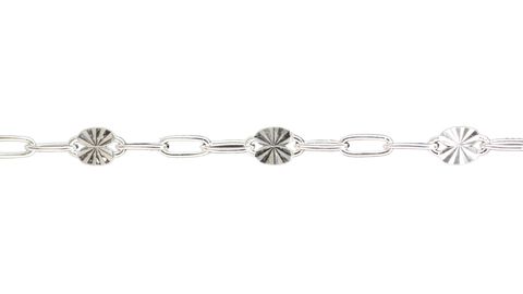 Chain - Starburst 3/1 Stg Silver /1M