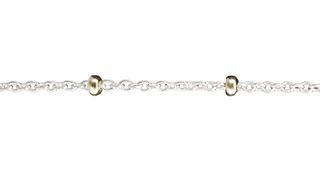 Chain - Satellite Stg Silver GF bead /1m