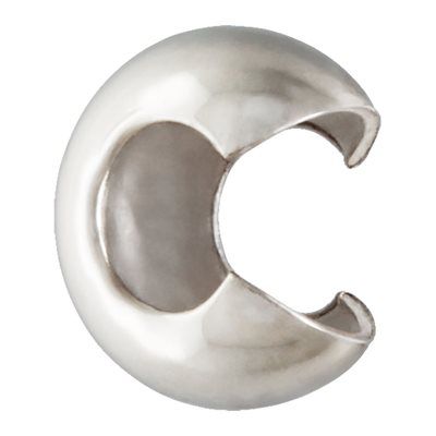 Crimp Cover - Sterling Silver 3mm
