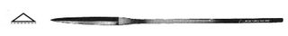 Escapement File - Vallorbe Barrette 140mm Cut 6