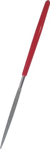Diamond Needle File - 3 Square - with Handle