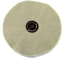 Mop DT White Polishing - Unstitched - 6"