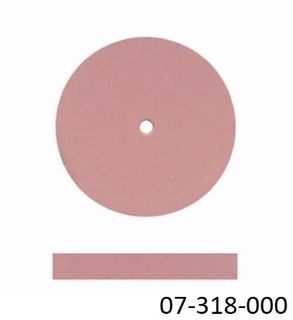 Dedeco Silicone Carbide Wheel Square X-Fine Pink