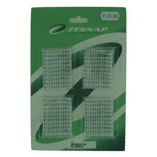 Price Cubes 5mm White with Black 480pce