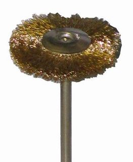 Hatho Mounted Wheel Brush Brass Wire 22mm