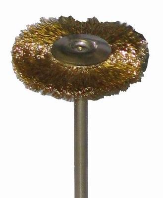 Hatho Mounted Wheel Brush Brass Wire 22mm