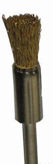 Hatho Mounted Pencil Brush Brass Wire