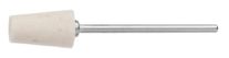 Solid Felt Mounted Tapered Cylinder - 7+10 x 16mm
