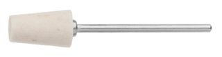 Solid Felt Mounted Tapered Cylinder - 7+10 x 16mm