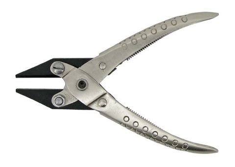 AJS Plier - Parallel Flat/Half Round 140mm