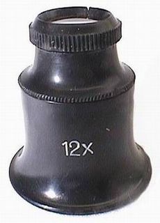 Eye Loupe - Plastic Double Lens 12x