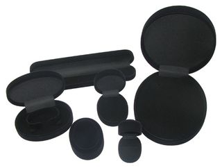 Flock Box - Oval Earring Black/Black