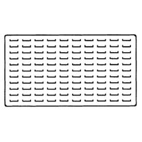 Tray Insert Foam - 110 Ring Slot - Large Black
