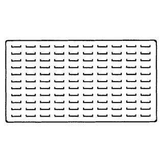 Tray Insert Foam - 110 Ring Slot - Large Black