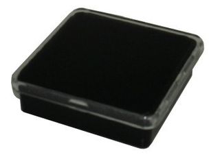 Black Pod, Clear Lid - 41 x 41 x 11mm