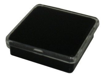 Black Pod, Clear Lid - 41 x 41 x 11mm