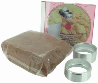 Delft Clay Casting Sand Kit Gold Silver Pewter Aluminum -Set Includes Ring & DVD