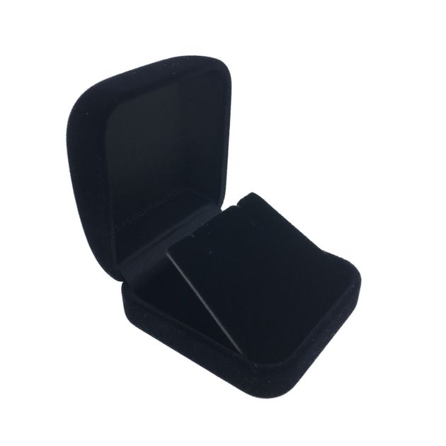 Flock Box - Square Ring Black/Black | Australian Jewellers Supplies