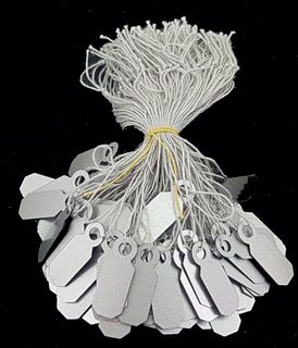 Arch Crown String Tags # 908 Silver 1000/Box