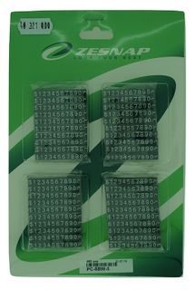 Price Cubes 3mm Black with White 480pce