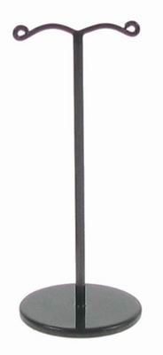 Black Small Round Metal Base Earring Stand