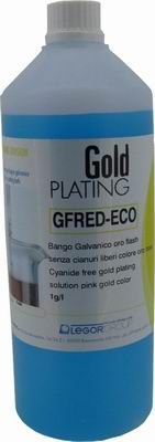 Legor Pink Colour Gold Plating Solution 1L