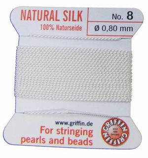 Silk - Griffin White #8 2mtr