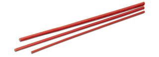 Rod Sprue Wax - 3/8 Inch Round Red
