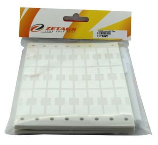 ZETAGS White HP10W Handwrite with Pen - Pkt/1000