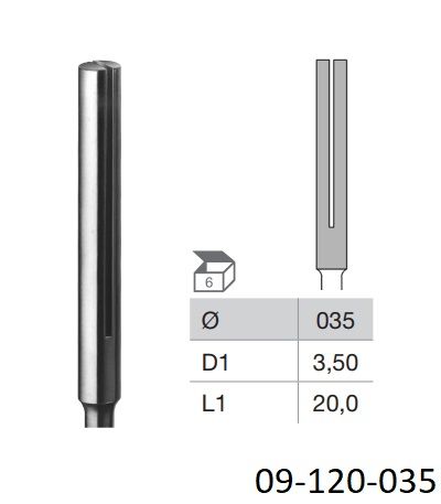 Emery Split Mandrel - Busch 3.5mm