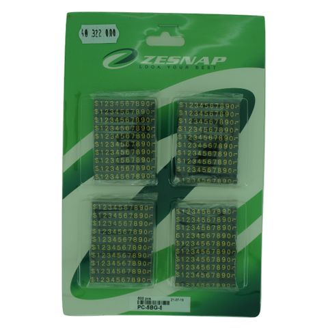 Price Cubes 5mm Black with Gold 480pce