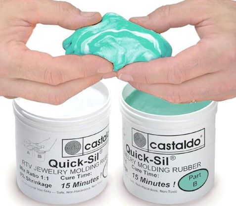 Castaldo Quick-sil Firm RTV Silicone Putty - 1kg