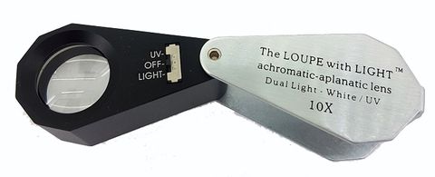 Hand Loupe - 21mm LED Lite 10X