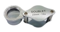 Hand Loupe - 23mm Doublet 10x Chrome