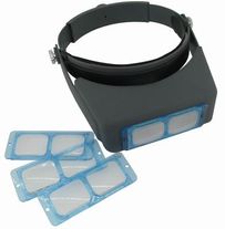 Head Magnifier with 4 lenses