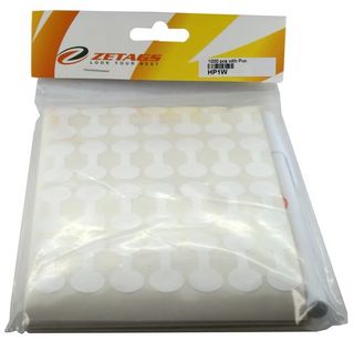 ZETAGS White HP1W Handwrite with Pen - Pkt 1000