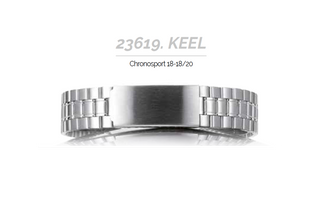 ROCHET Keel Block Band 18mm S/Steel 18/20 End F