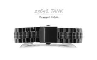 ROCHET Tank Block Band 20mm S/Steel 20/22 End H