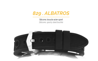 ROCHET Albatros 22mm Black Silicone D