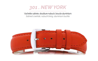 ROCHET New York 14mm Black Cowhide D