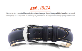 ROCHET Ibiza 18mm Black WP Mat Calf D