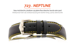 ROCHET Neptune 18mm Black WP Mat Calf D