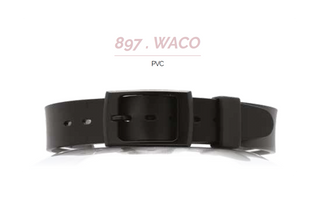 ROCHET Waco12mm Black PVC Swatch type B