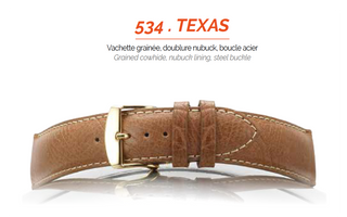 ROCHET Texas 18mm Black Grained Calf E