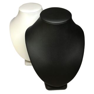 Display Bust 240H White Leather Look