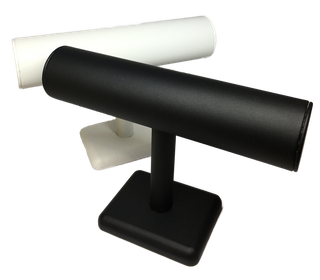 Bangle Stand Multi White Leather Look