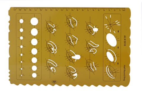 Half Round Ring DrawingTemplate