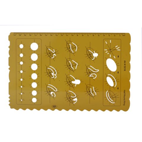 Half Round Ring DrawingTemplate